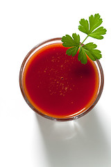 Image showing Tomato juice