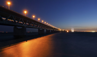 Image showing oresund Bridge, Sweden 