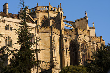 Image showing a wing of the Cathedral of Auch 