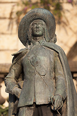 Image showing statue of d'Artagnan in Auch