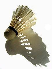 Image showing Badminton ball, isolated