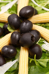 Image showing Baby corn salad