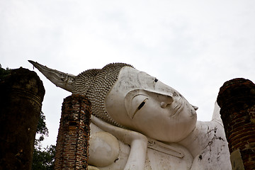 Image showing Closeup Face Buddha Image