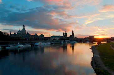 Image showing dresden twilight