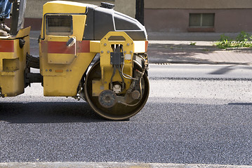 Image showing street roller