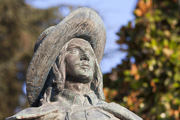 Image showing statue of d'Artagnan in Auch, portrait.