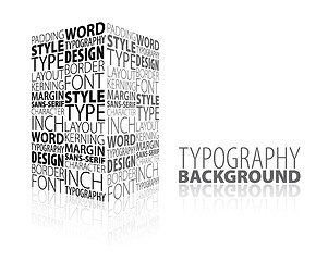 Image showing Abstract design and typography background