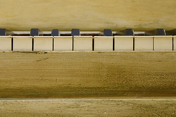 Image showing Piano Close Up