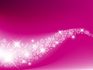 Image showing Purple  Abstract Christmas background