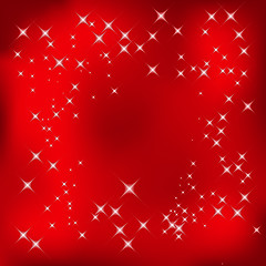 Image showing Red christmas background