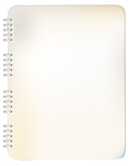 Image showing Old grunge spiral bound notepad