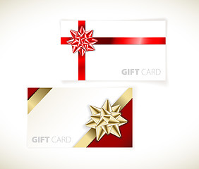 Image showing modern gift card templates
