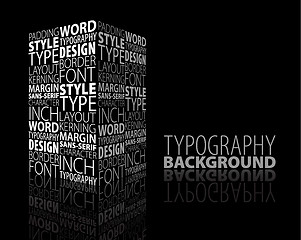 Image showing Abstract design and typography background