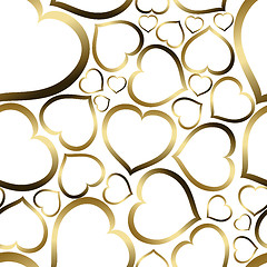 Image showing Love seamless vector pattern