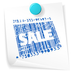 Image showing Paper sale ticket