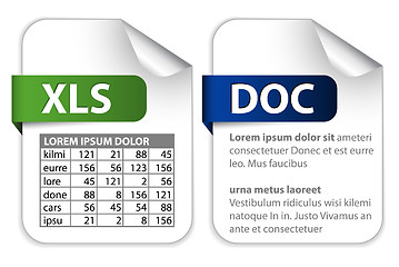 Image showing icons for office file extensions