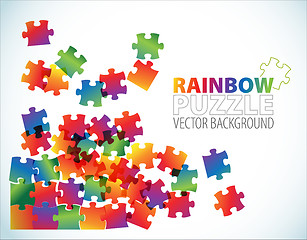 Image showing Abstract background  - puzzle
