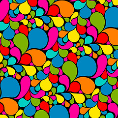 Image showing Colorful abstract seamless pattern