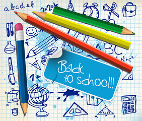 Image showing Back to school poster