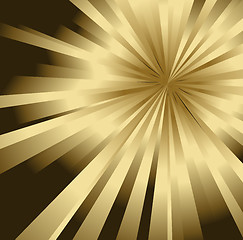 Image showing Abstract golden background