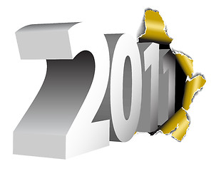 Image showing 2011 New Year card