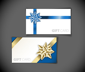 Image showing modern gift card templates