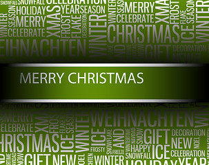 Image showing Abstract Christmas card