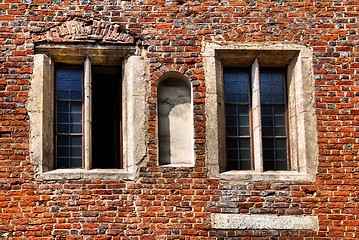 Image showing  Window of a medieval building