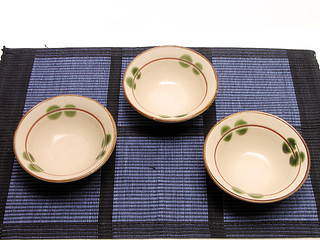 Image showing Japanese tea cups