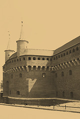 Image showing The Barbican in Krakow, Poland.