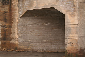 Image showing Concrete tunnel