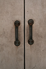 Image showing Door handles