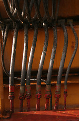 Image showing Hydraulic cables