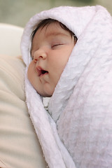 Image showing Sleeping infant