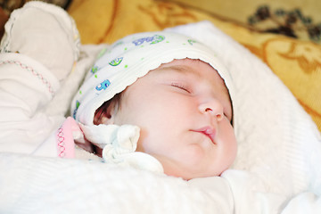 Image showing Cute sleeping baby