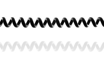 Image showing Spiral Telephone Cable