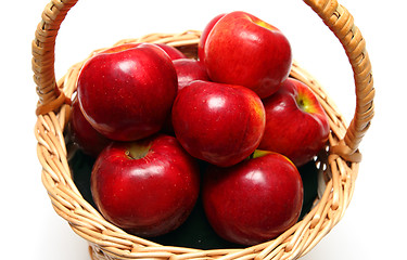 Image showing basket with red apples