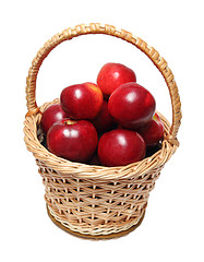 Image showing basket with red apples