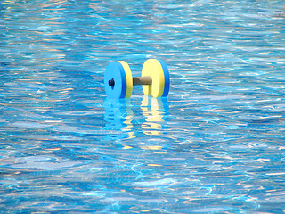 Image showing Dumbbell for water aerobics