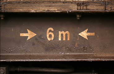 Image showing Six meters!