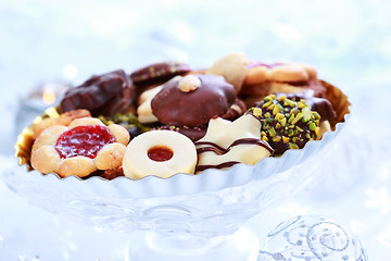 Image showing Christmas gingerbread and cookies