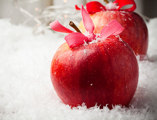 Image showing Christmas apples