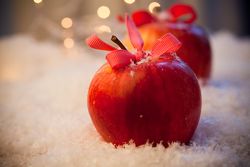 Image showing Christmas apples