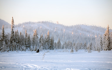 Image showing winter resort landscape