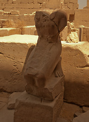 Image showing damaged Egyptian statue