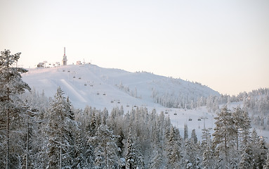 Image showing ski resort landscape