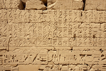 Image showing Egyptian hieroglyphs