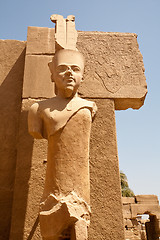 Image showing statue of Pharaoh