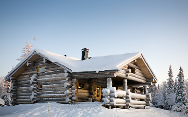 Image showing winter cottage