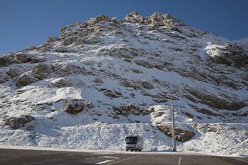 Image showing Camping in the Dolomites